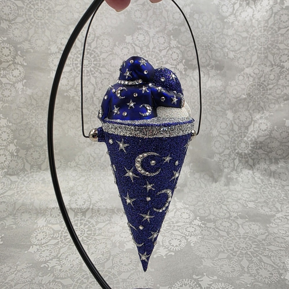 Patricia Breen "Victorian Candy Cone Night Sky" Christmas Ornament 2580 VTG 2005 - Picture 7 of 11